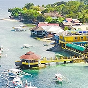 セブ島の海と街並み