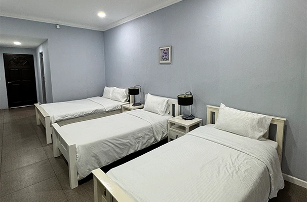 フィリピン留学の学生寮にある複数人部屋タイプの居室