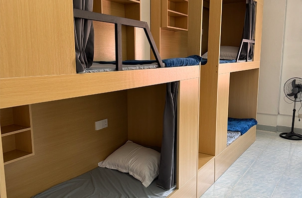 フィリピン留学の学生寮にある4人部屋タイプの相部屋