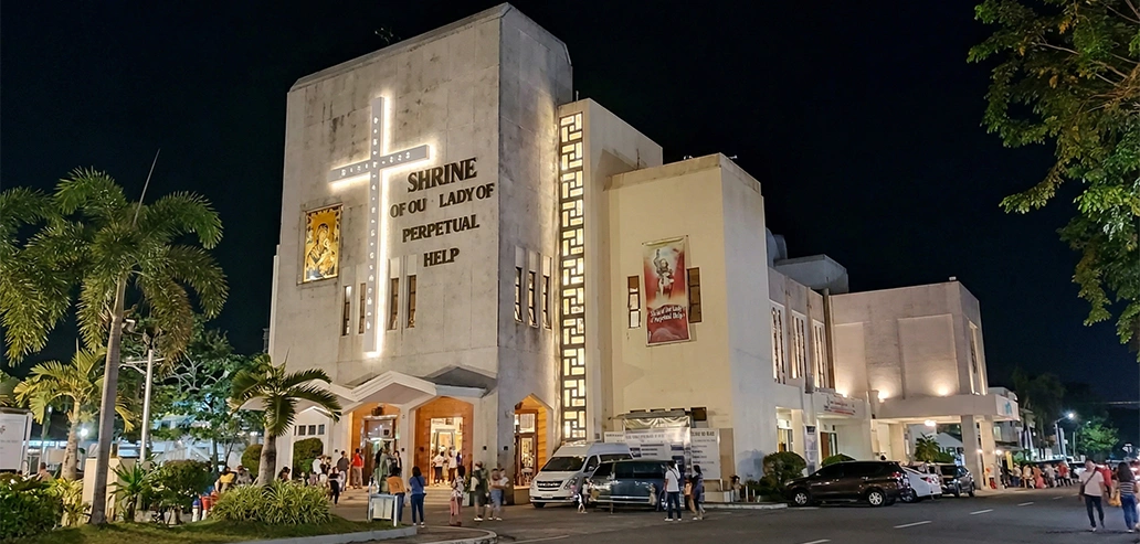 永遠の助けの聖母を祀る聖堂の外観