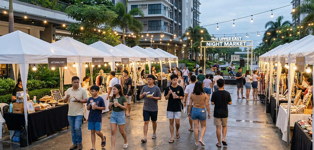モダンな雰囲気のザ・アップ・イースト ナイトマーケット