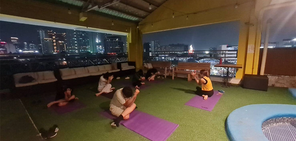 フィリピン留学中に利用できるヨガなどができるスタジオ