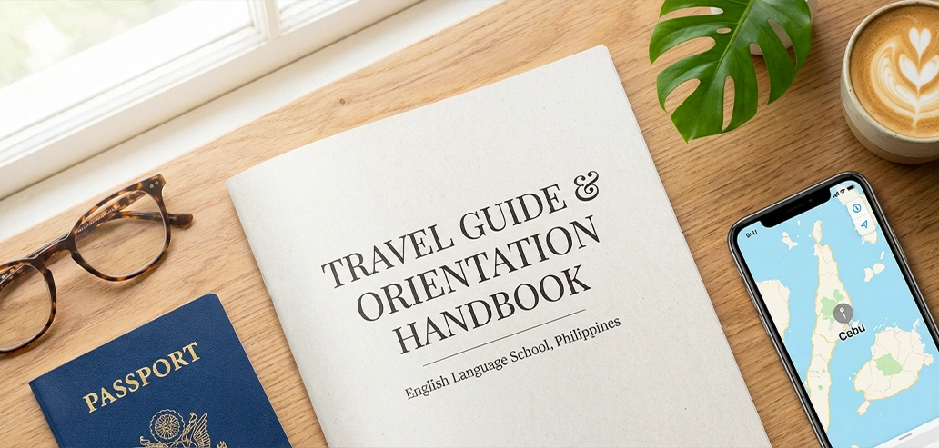 パスポートと航空券、旅行小物を机に並べた海外旅行の準備イメージ