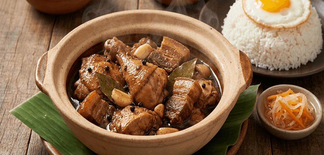 フィリピンの家庭料理アドボ