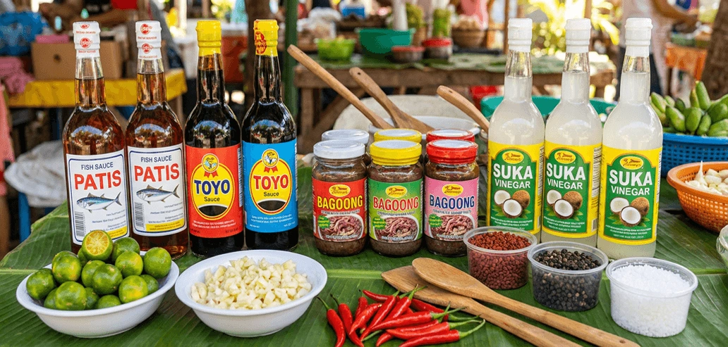 フィリピンでよく使われる調味料や食材