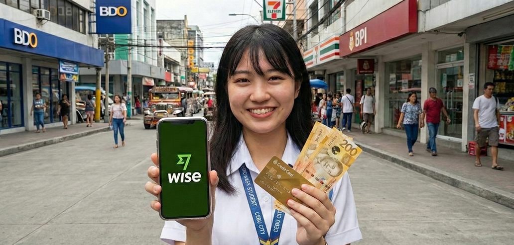 フィリピンでクレジットカードと現金を使い分ける留学生