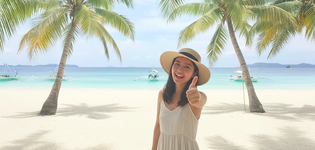 フィリピン留学で南国の環境を楽しむ日本人女性