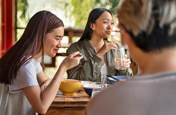 留学生が授業を受けている様子