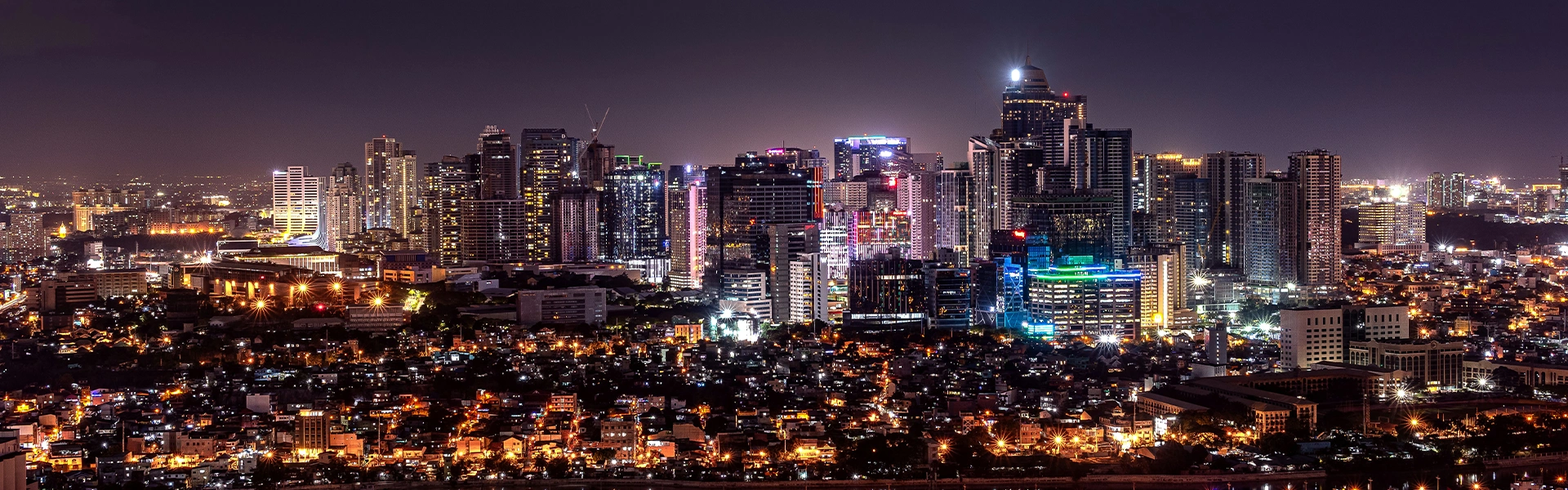 マニラの街並み