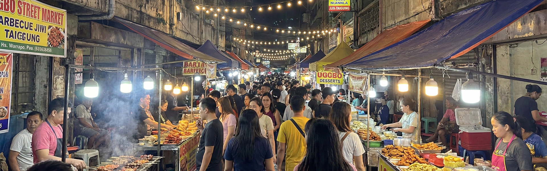 マニラの屋外マーケット