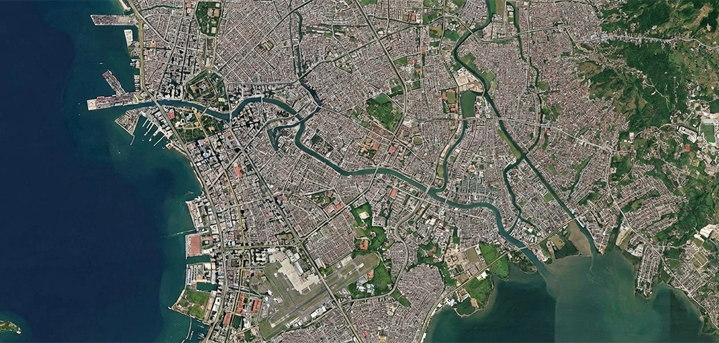 マニラの街並み