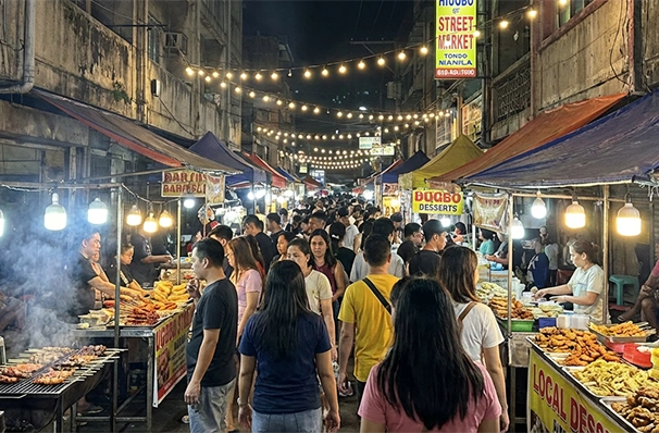 マニラの野外マーケット