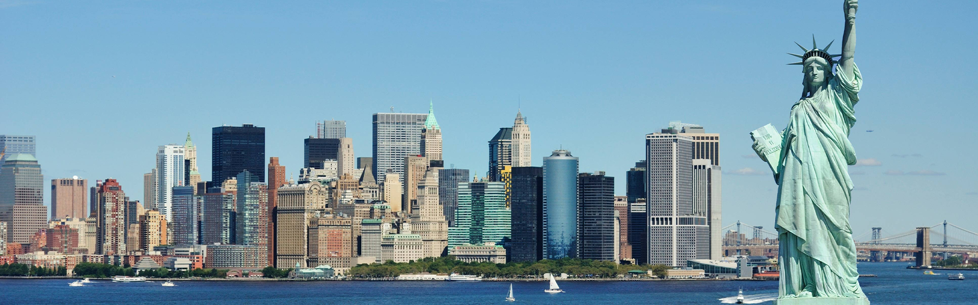 アメリカ留学の魅力|ニューヨークの摩天楼と自由の女神に囲まれた実践的英語学習環境