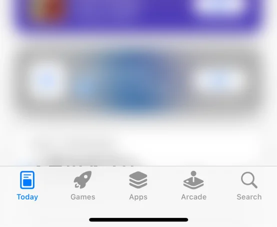 AppStore 상단