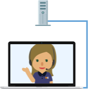 자택의 유선 회선